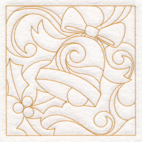 Christmas Quilting - Bell (Double Run)