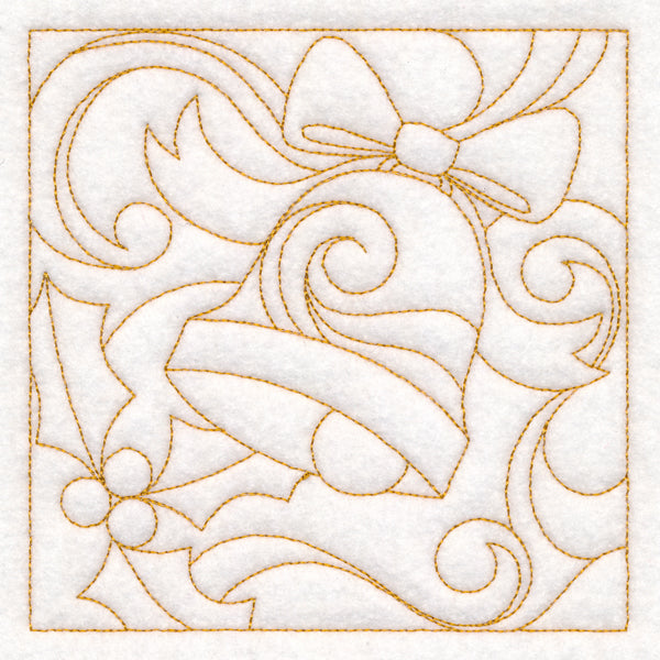 Christmas Quilting - Bell (Double Run)