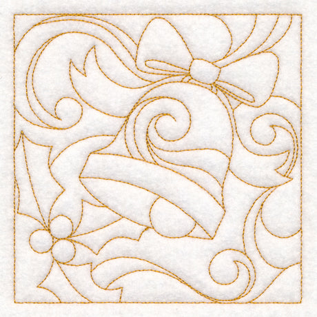 Christmas Quilting - Bell (Double Run)