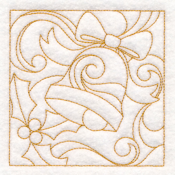 Christmas Quilting - Bell (Double Run)