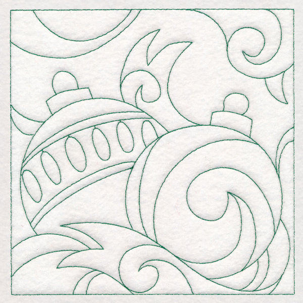 Christmas Quilting - Ornament (Double Run)