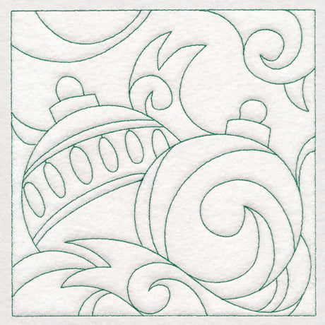 Christmas Quilting - Ornament (Double Run)