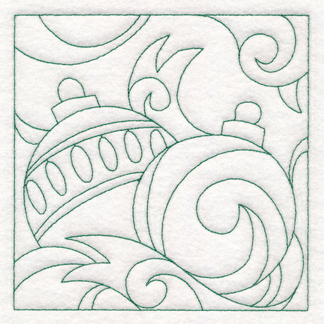 Christmas Quilting - Ornament (Double Run)