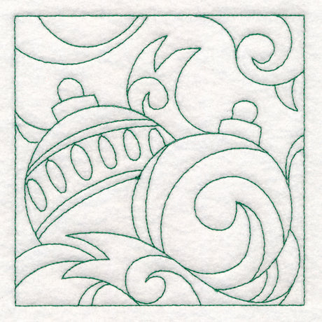 Christmas Quilting - Ornament (Double Run)