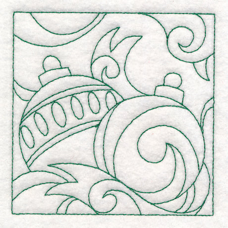 Christmas Quilting - Ornament (Double Run)