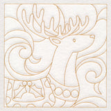 Christmas Quilting - Reindeer (Double Run)