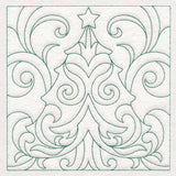 Christmas Quilting - Tree (Double Run)