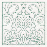 Christmas Quilting - Tree (Double Run)