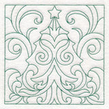 Christmas Quilting - Tree (Double Run)
