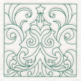Christmas Quilting - Tree (Double Run)