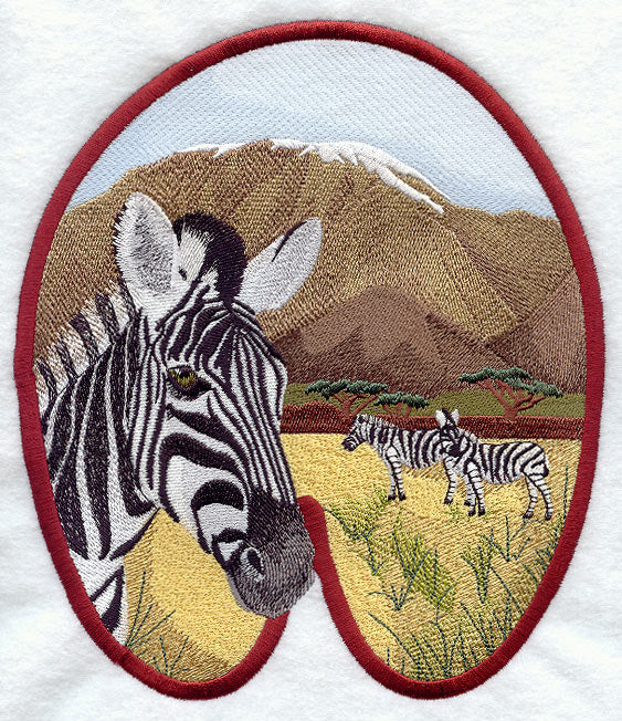 Zebra Track Scene