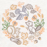 Autumn Wildlife Scene (Vintage)