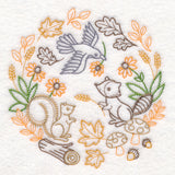 Autumn Wildlife Scene (Vintage)