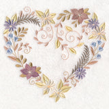 Delicate Blooms Heart