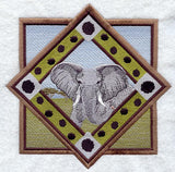 African Elephant Track Portrait