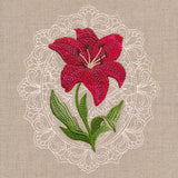 Floral Cameo - Scarlet Lily