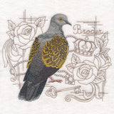 Shabby Chic Collage - Turtle Dove