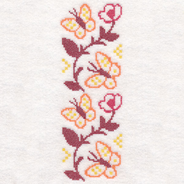 Butterfly Border (Cross Stitch)