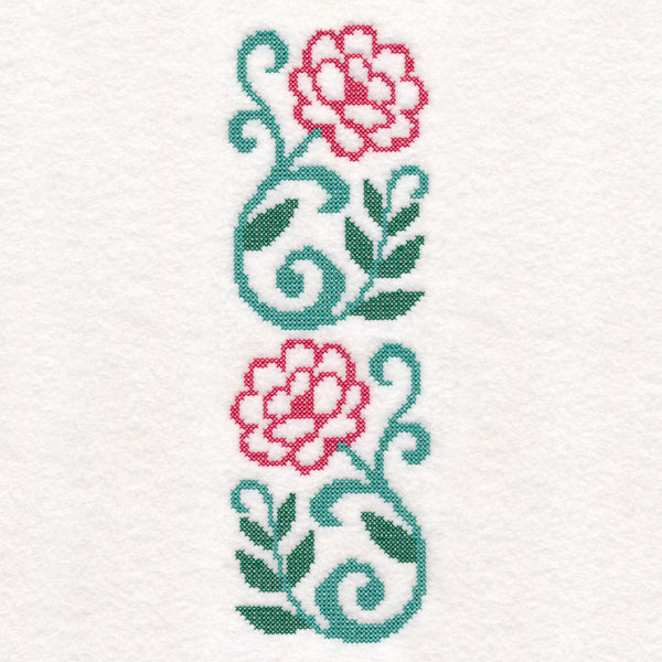 Peony Border (Cross Stitch)