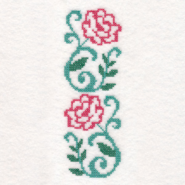 Peony Border (Cross Stitch)