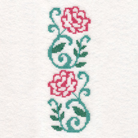 Peony Border (Cross Stitch)