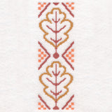 Oak Leaves Border (Cross Stitch)