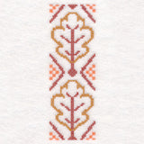 Oak Leaves Border (Cross Stitch)