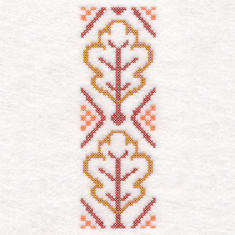 Oak Leaves Border (Cross Stitch)