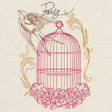 Victorian Birdcage Collage