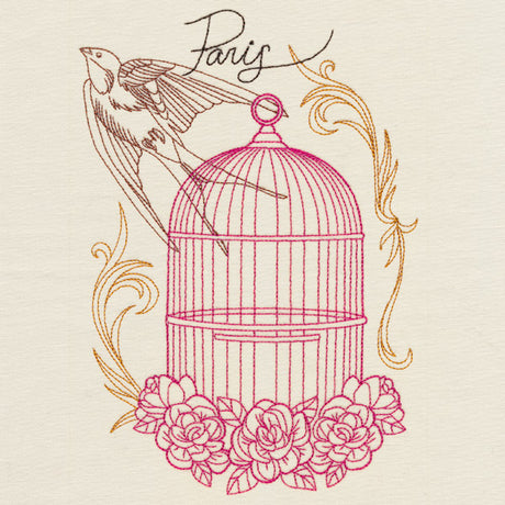 Victorian Birdcage Collage