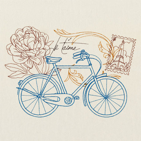 Victorian Bicycle Collage