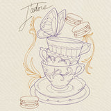 Victorian Teacup Collage