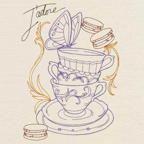 Victorian Teacup Collage