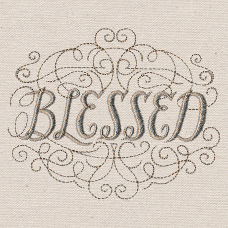 Classic Calligraphy - Blessed