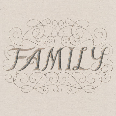 Classic Calligraphy - Family