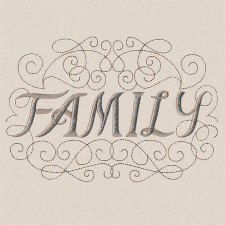 Classic Calligraphy - Family