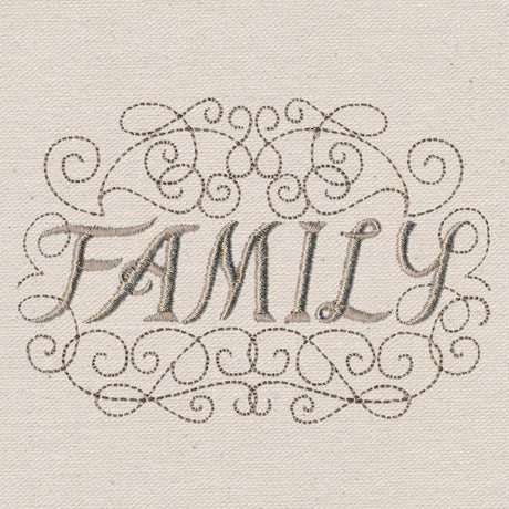 Classic Calligraphy - Family