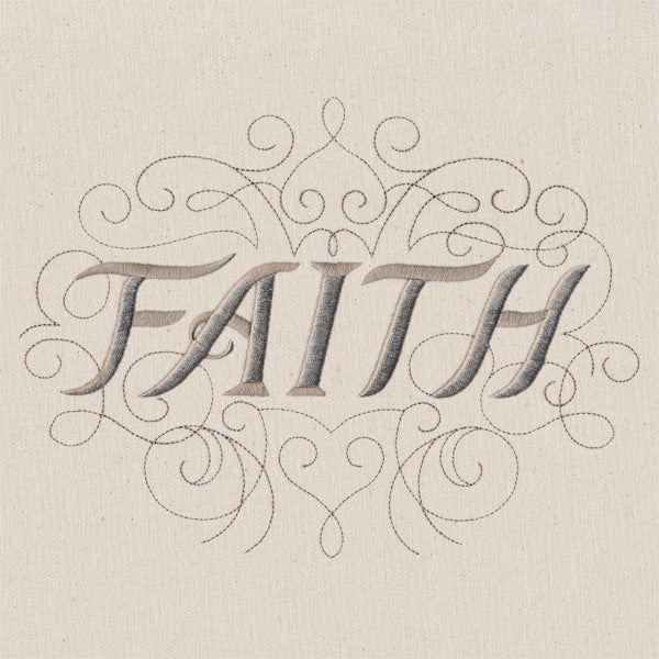 Classic Calligraphy - Faith