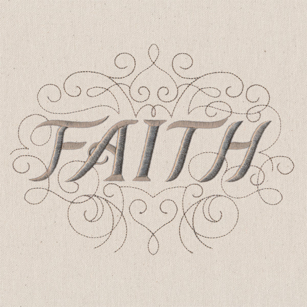 Classic Calligraphy - Faith