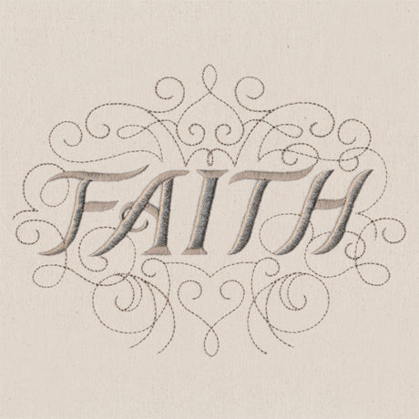 Classic Calligraphy - Faith
