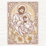 Art Nouveau Gilded Holy Family