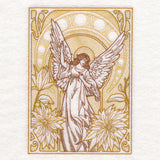 Art Nouveau Gilded Angel