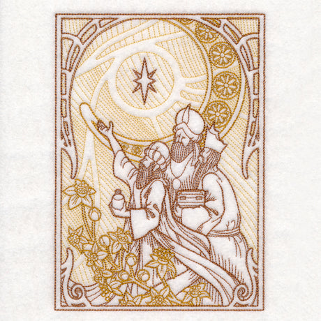 Art Nouveau Gilded Magi