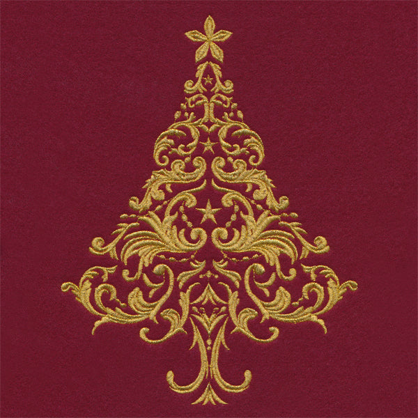 Glittering Gold Christmas Tree