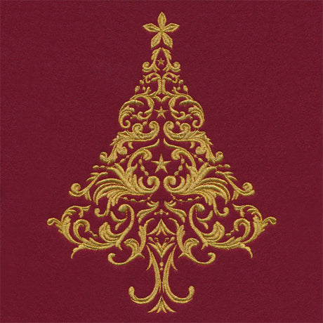 Glittering Gold Christmas Tree