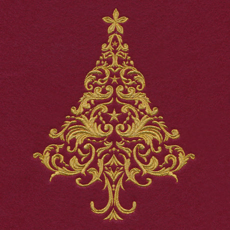 Glittering Gold Christmas Tree