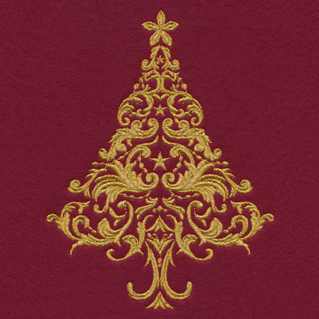 Glittering Gold Christmas Tree