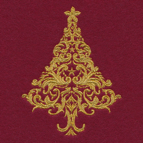 Glittering Gold Christmas Tree