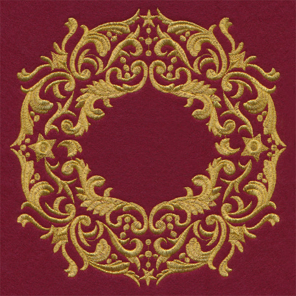 Glittering Gold Wreath