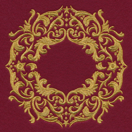 Glittering Gold Wreath